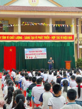 Tuyên truyền phòng tránh đuối nước và tai nạn thương tích.